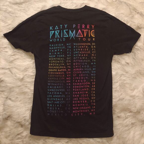 Next Level Apparel Katy Perry Prismatic World Tour Graphic Band Shirt - Picture 6 of 9